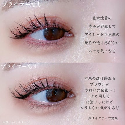 ルナソル スムースフィックスアイプライマー/LUNASOL/アイシャドウベースを使ったクチコミ(6枚目)