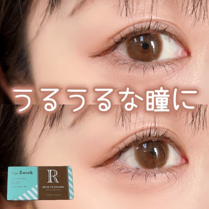 リッチスタンダード2WEEKシリーズ/RICH STANDARD/2週間(2WEEKS)カラコンを使ったクチコミ(1枚目)