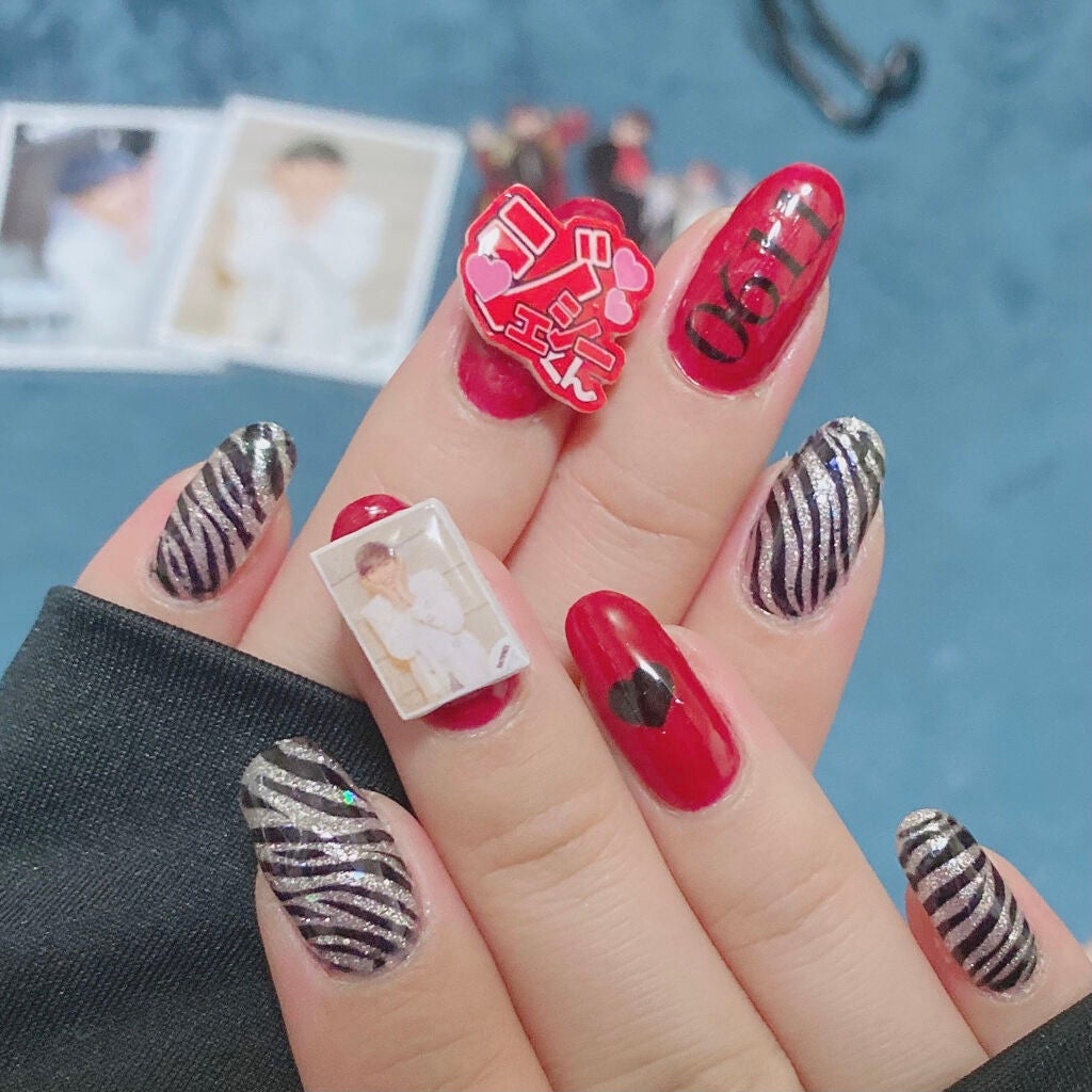 ジェルネイル(ライト対応)/セリア/ジェルネイルを使ったクチコミ(2枚目)