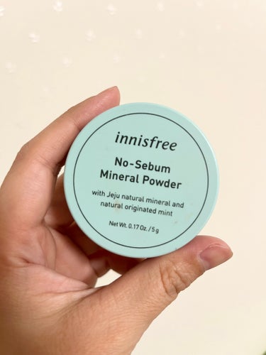 innisfree ノーセバム　ミネラルパウダー　Nのクチコミ「＜商品名＞
innisfree
No-Sebum Mineral Powder
イニスフリー
.....」（1枚目）