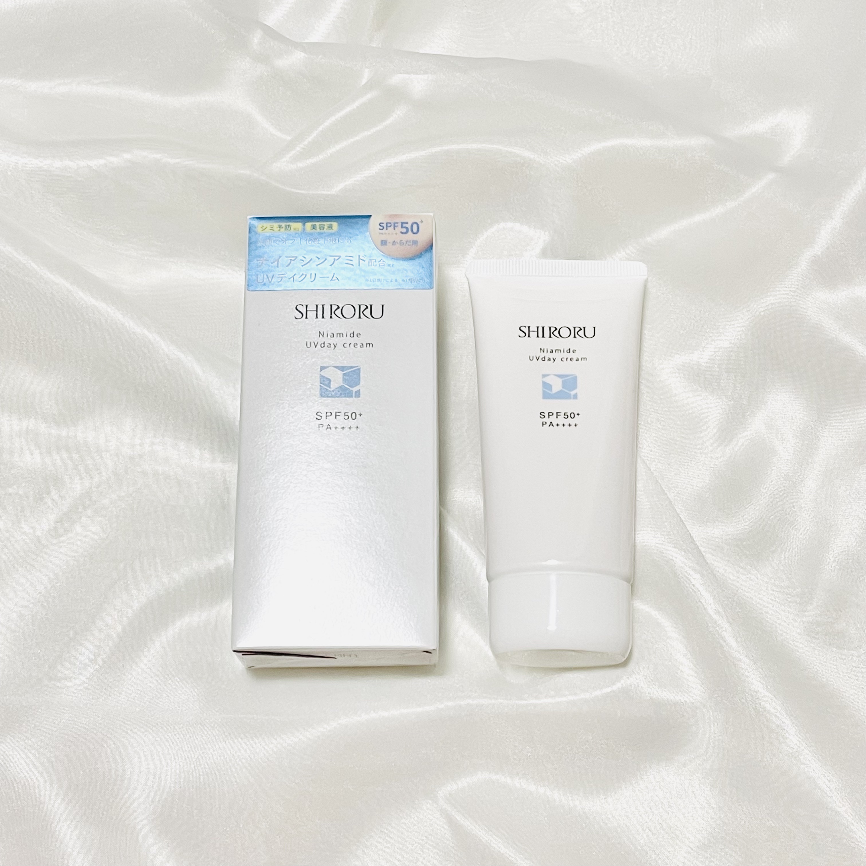 ナイアミドUVデイクリーム/SHIRORU/日焼け止めクリームを使ったクチコミ（1枚目）