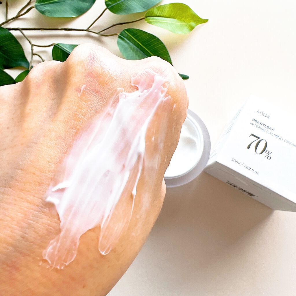 ドクダミ 70 インテンスカーミングクリーム/Anua/フェイスクリームを使ったクチコミ（3枚目）