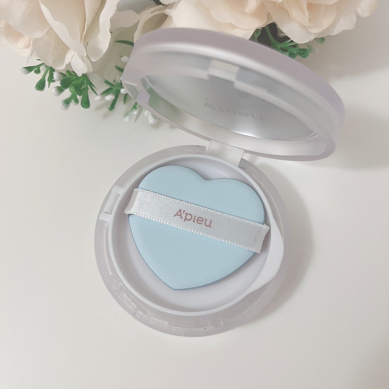 ウォーターロック サラサラパクト/A’pieu/フェイスパウダーを使ったクチコミ(3枚目)