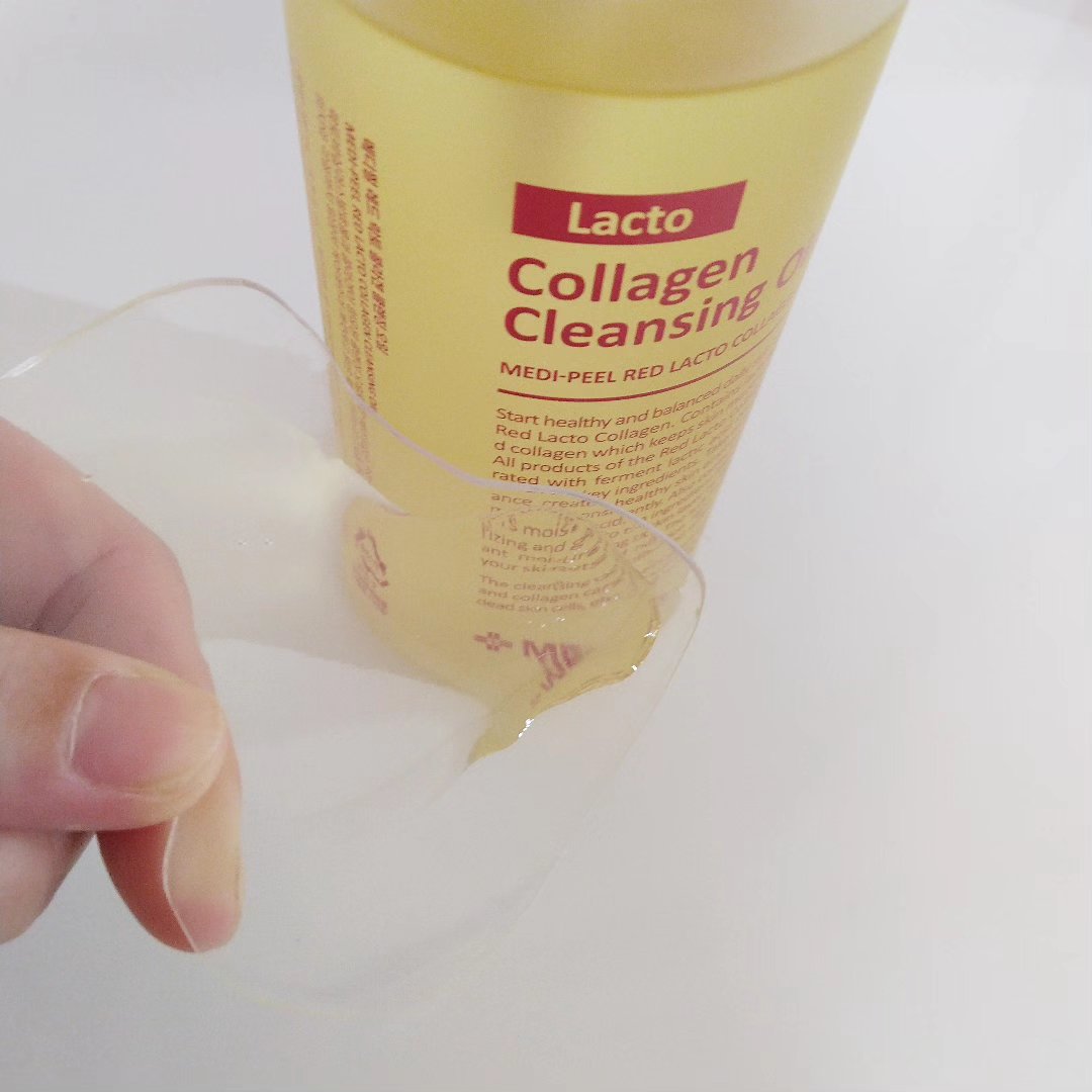 レッドラクトコラーゲンクレンジングオイル/MEDIPEEL/オイルクレンジングを使ったクチコミ（3枚目）