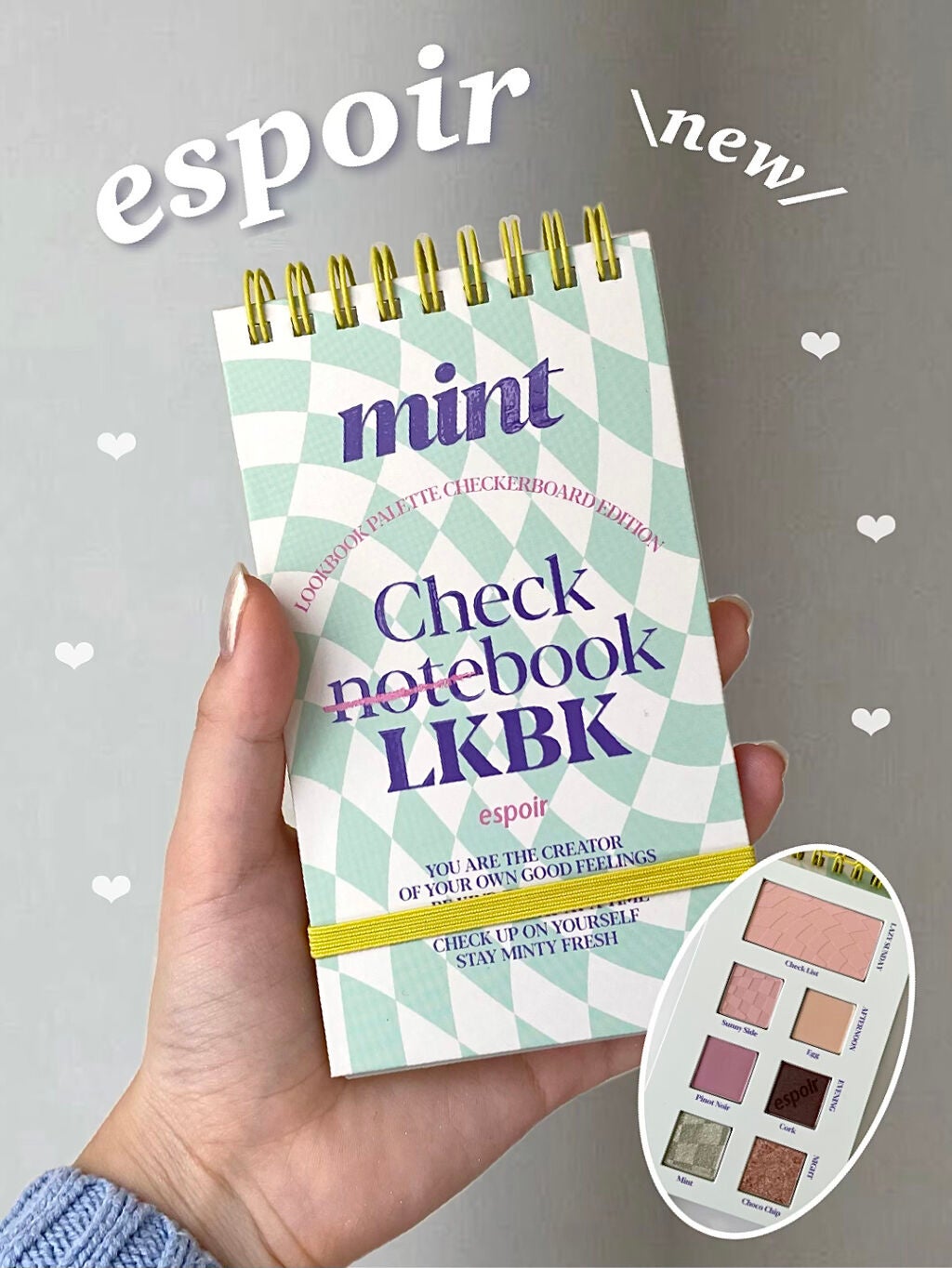 22S/Sルックブック ミントチェック/espoir/アイシャドウパレットを使ったクチコミ(1枚目)