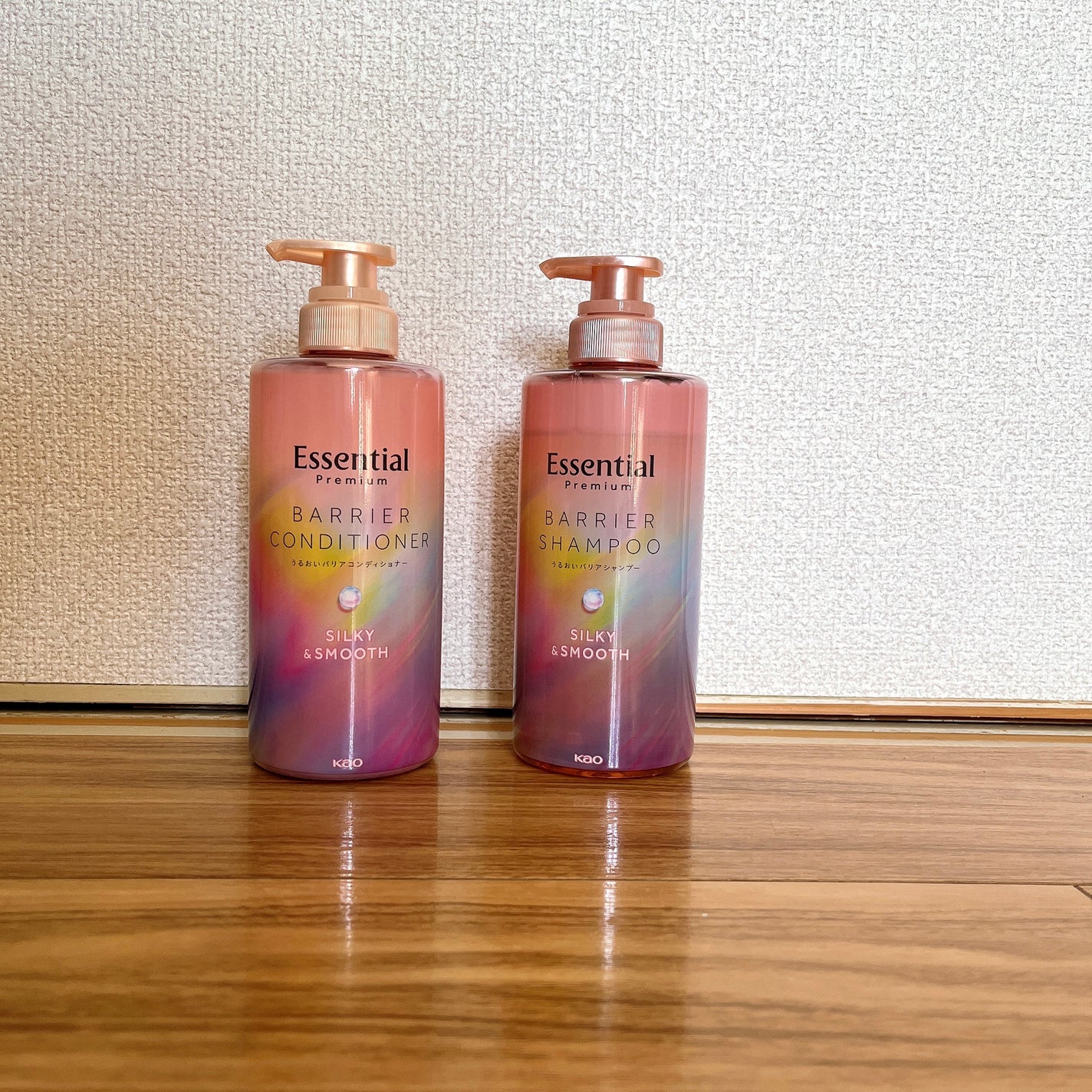 エッセンシャルプレミアム バリアシャンプー・コンディショナー シルキー&スムース/エッセンシャル/市販シャンプーを使ったクチコミ(1枚目)