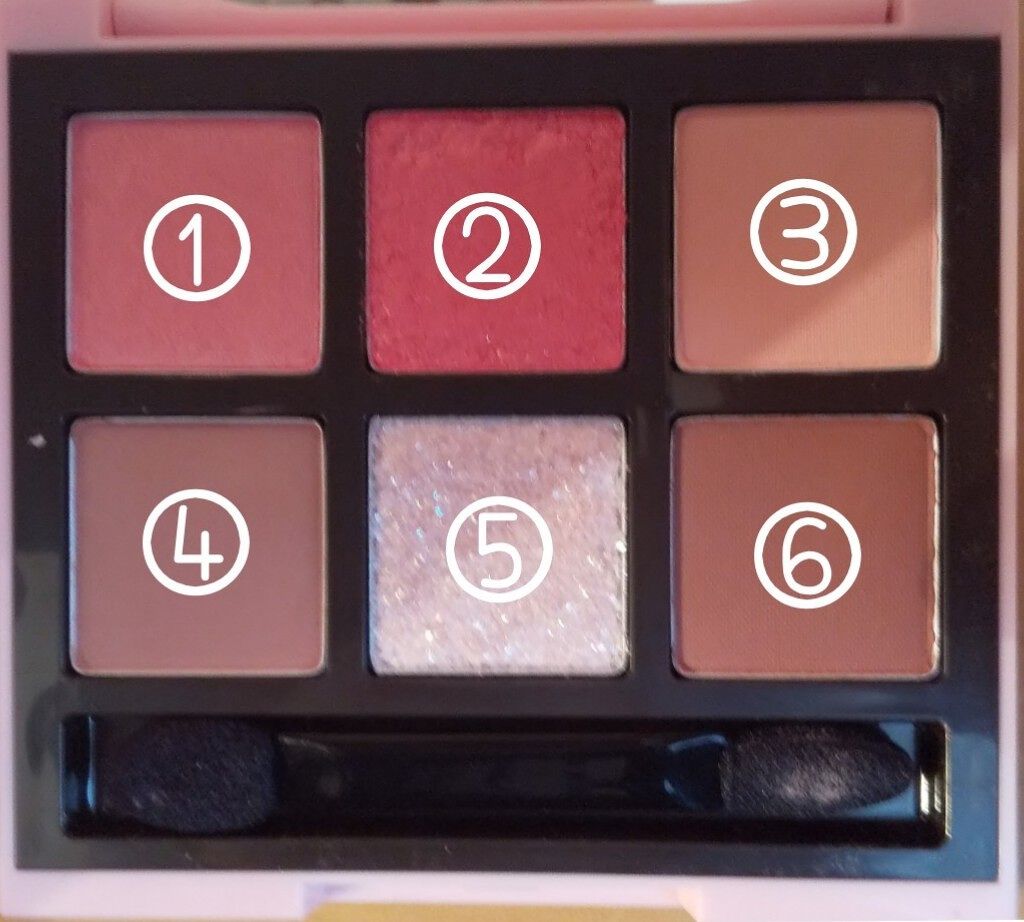 ハート プレイカラーアイズ/ETUDE/アイシャドウパレットを使ったクチコミ（3枚目）