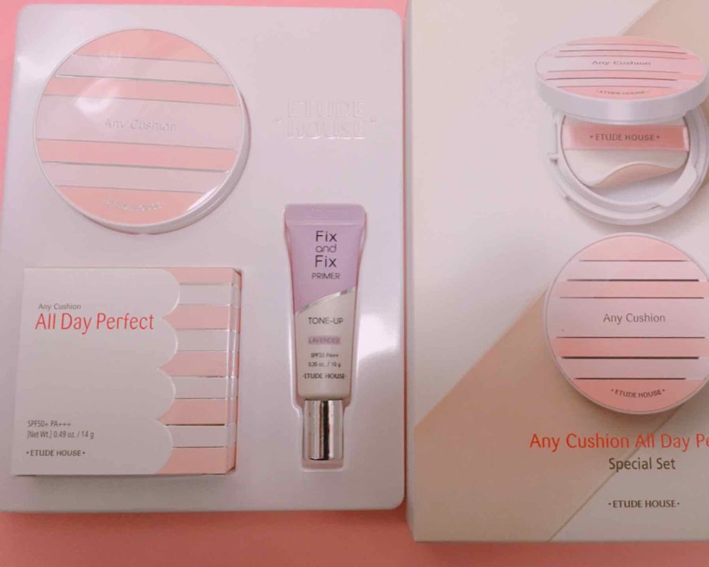 エニークッション オールデイパーフェクト/ETUDE/クッションファンデーションを使ったクチコミ（1枚目）