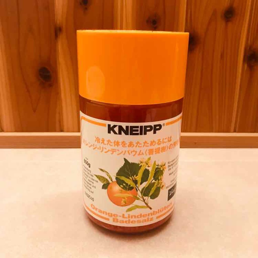 クナイプ バスソルト オレンジ・リンデンバウム<菩提樹>の香り/クナイプ/無機塩系入浴剤を使ったクチコミ(1枚目)