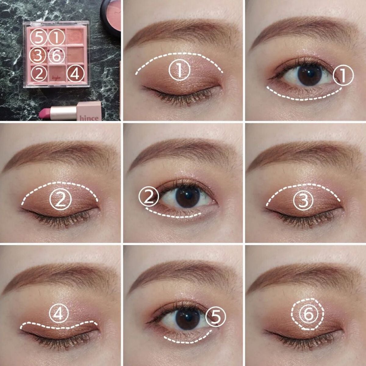 KEYBO FALL IN LOVE SHADOW PALETTE/keybo/アイシャドウパレットを使ったクチコミ(4枚目)