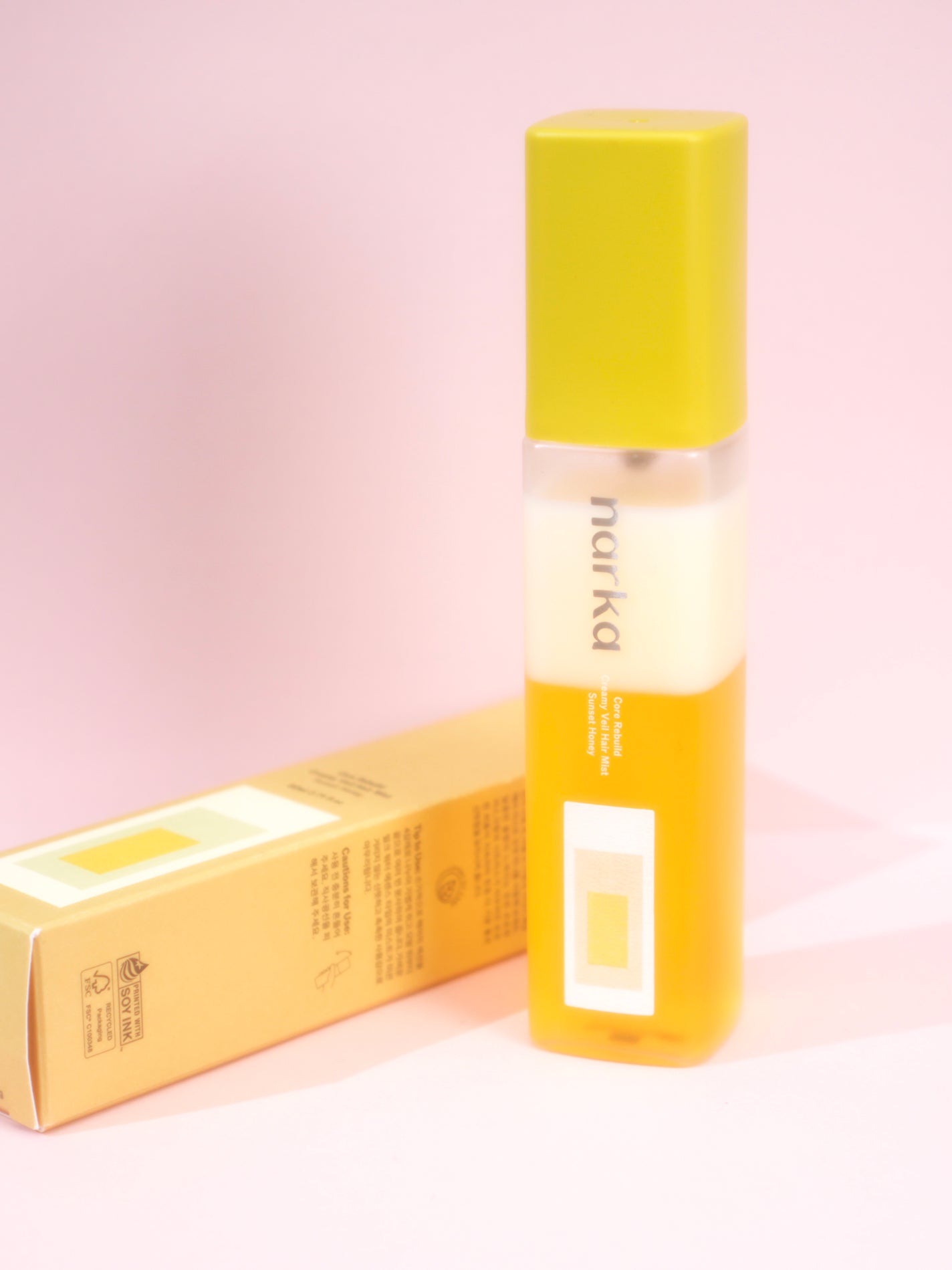 クリーミーベールヘアミスト サンセットハニー/narka/ヘアミストを使ったクチコミ(2枚目)