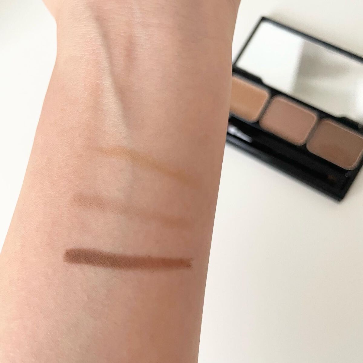 ディープセットパレット/&be/パウダーアイブロウを使ったクチコミ(3枚目)