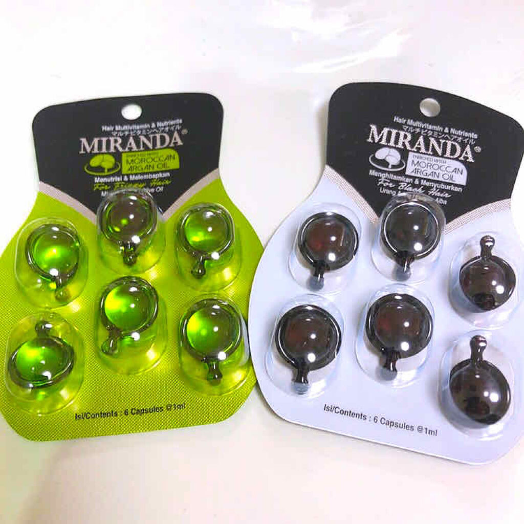 ヘアビタミン シャイニーヘアオイル/MIRANDA/ヘアオイルを使ったクチコミ（1枚目）