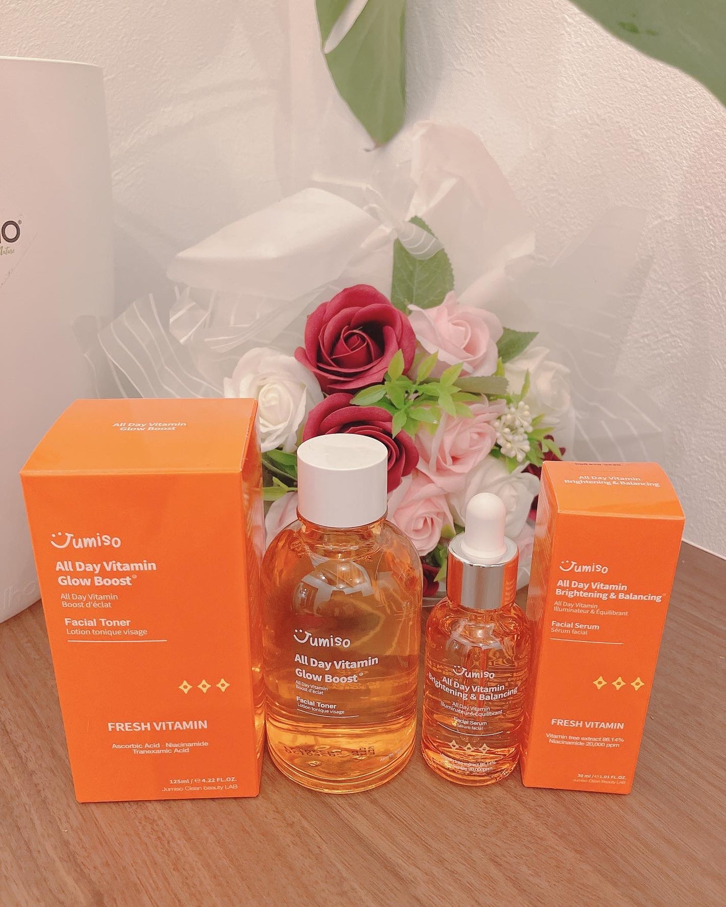 オールデイビタミンブライトニング&バランシングフェイシャルセラム/JUMISO/美容液を使ったクチコミ(10枚目)