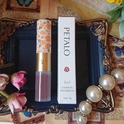 2イン1 シフォンティントバーム/PETALO/リップティントを使ったクチコミ(4枚目)