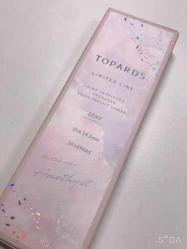 TOPARDS 1day アメジスト（限定色）/TOPARDS/ワンデー（１DAY）カラコンを使ったクチコミ（2枚目）