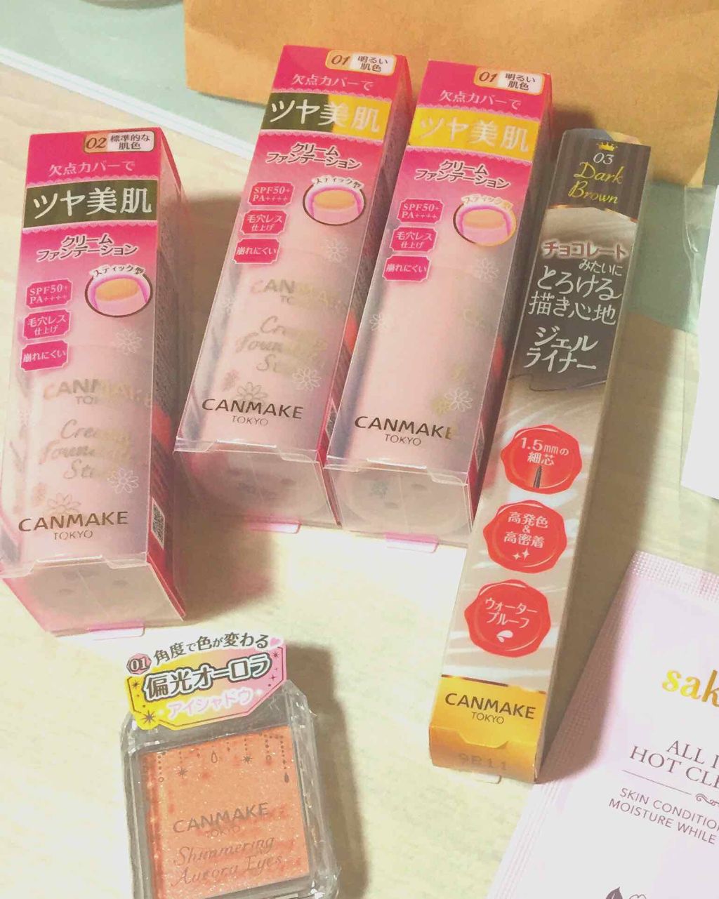 クリーミーファンデーションスティック/キャンメイク/その他ファンデーションを使ったクチコミ（1枚目）