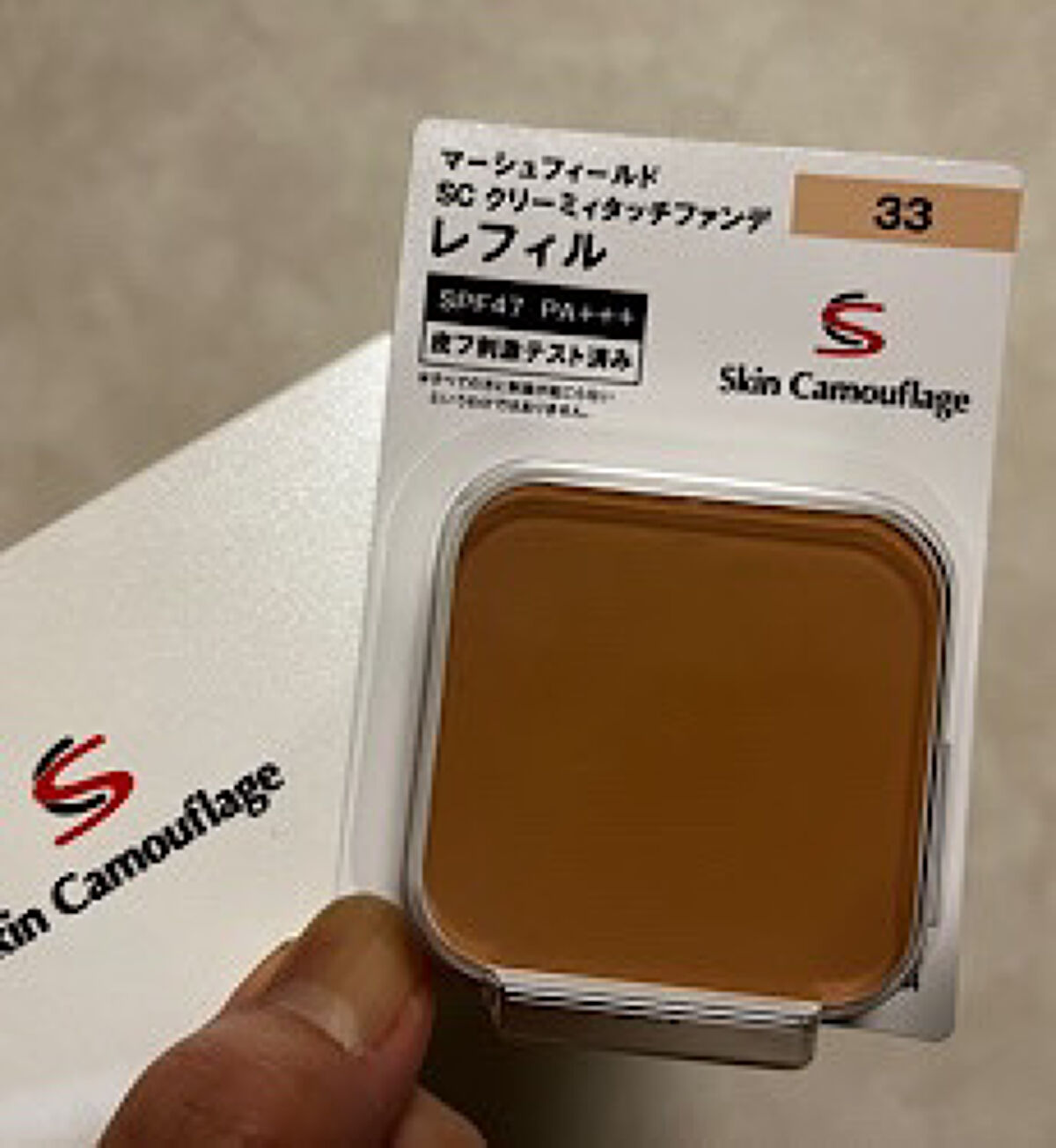 マーシュフィールド SC クリーミィタッチファンデ 33/マーシュ・フィールド/クリーム・エマルジョンファンデーションを使ったクチコミ（1枚目）