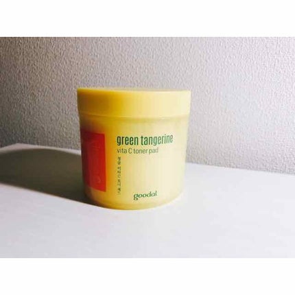 グリーンタンジェリン ビタCダークスポットケアパッド/goodal/トナーパッドを使ったクチコミ(1枚目)