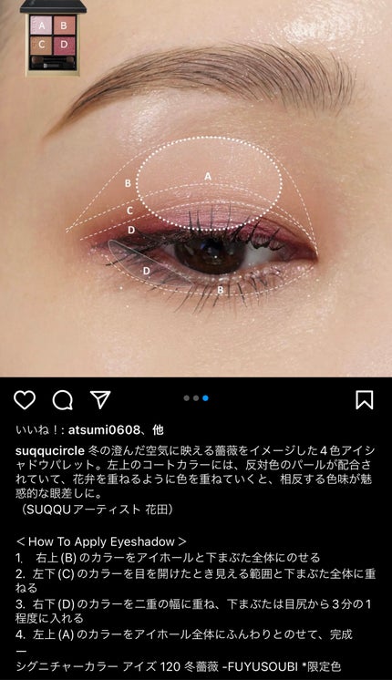 シグニチャー カラー アイズ/SUQQU/アイシャドウパレットを使ったクチコミ(5枚目)