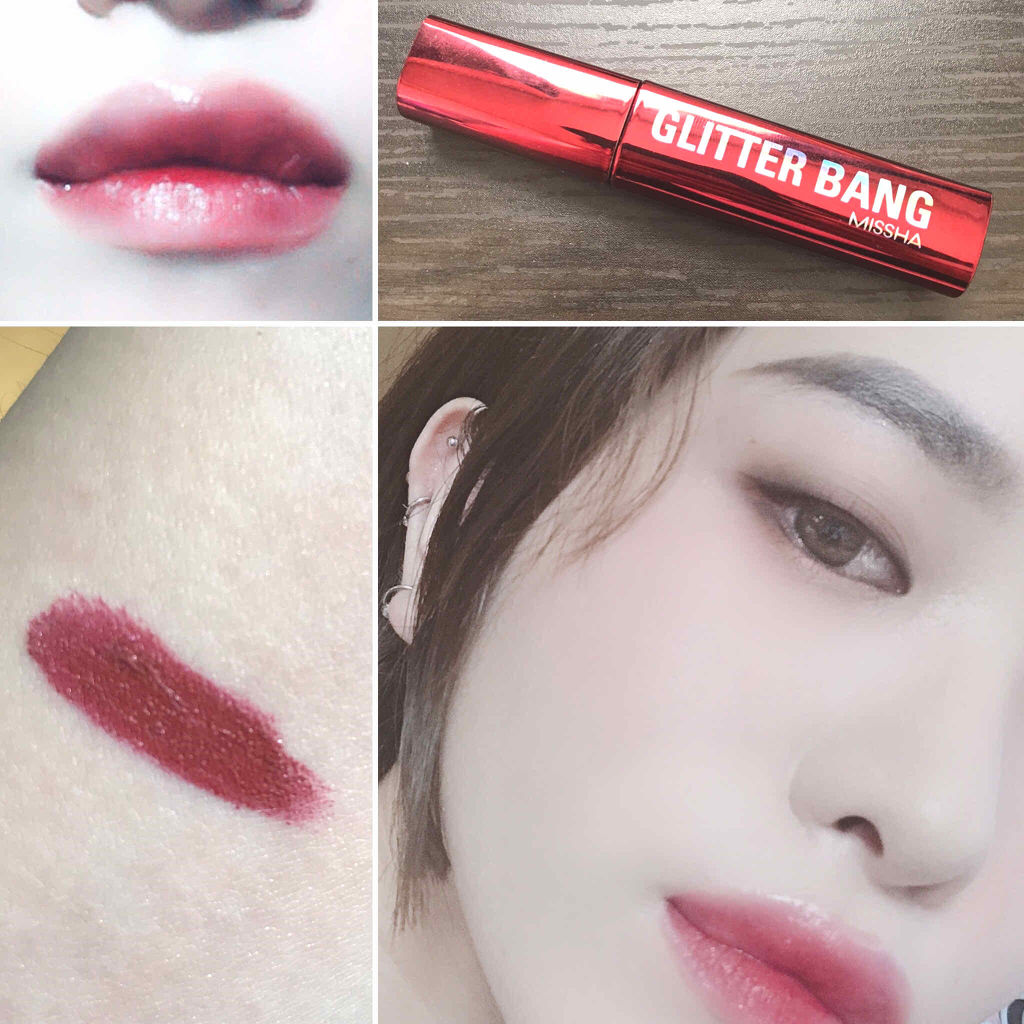デア ティント グリッターバン/MISSHA/リップティントを使ったクチコミ（1枚目）
