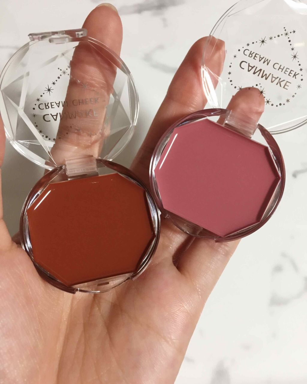 クリームチーク/キャンメイク/ジェル・クリームチークを使ったクチコミ(1枚目)