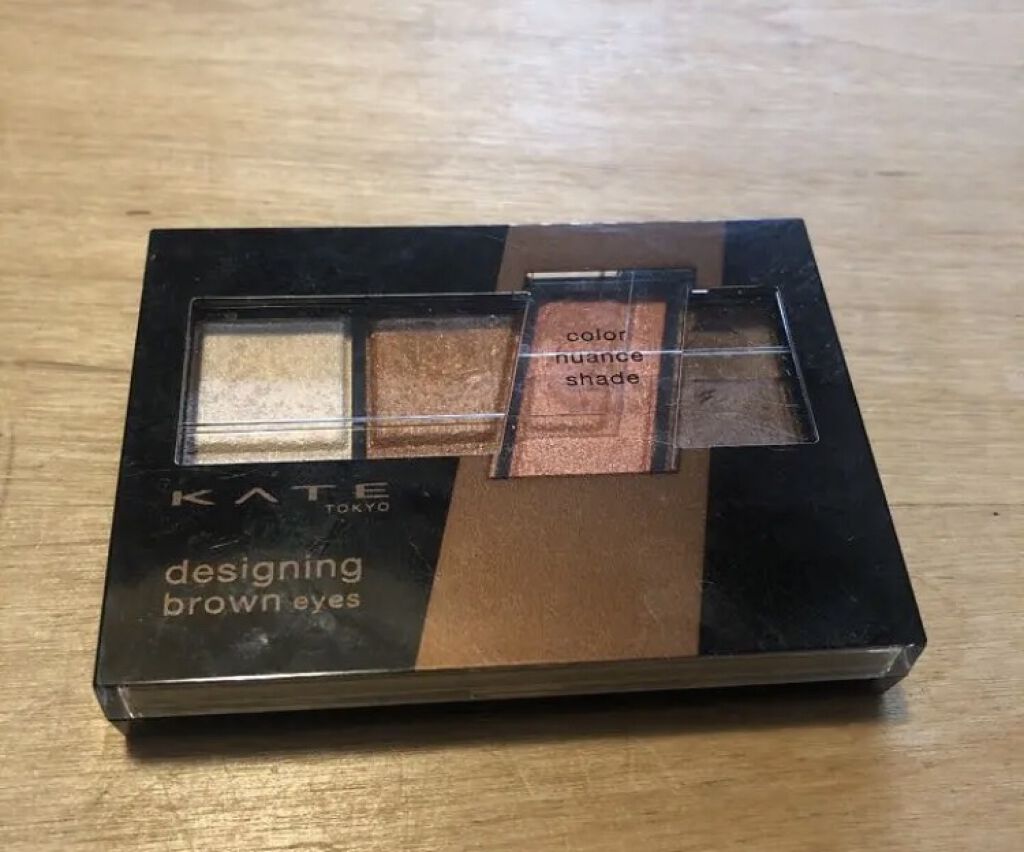 デザイニングブラウンアイズ/KATE/アイシャドウパレットを使ったクチコミ（1枚目）