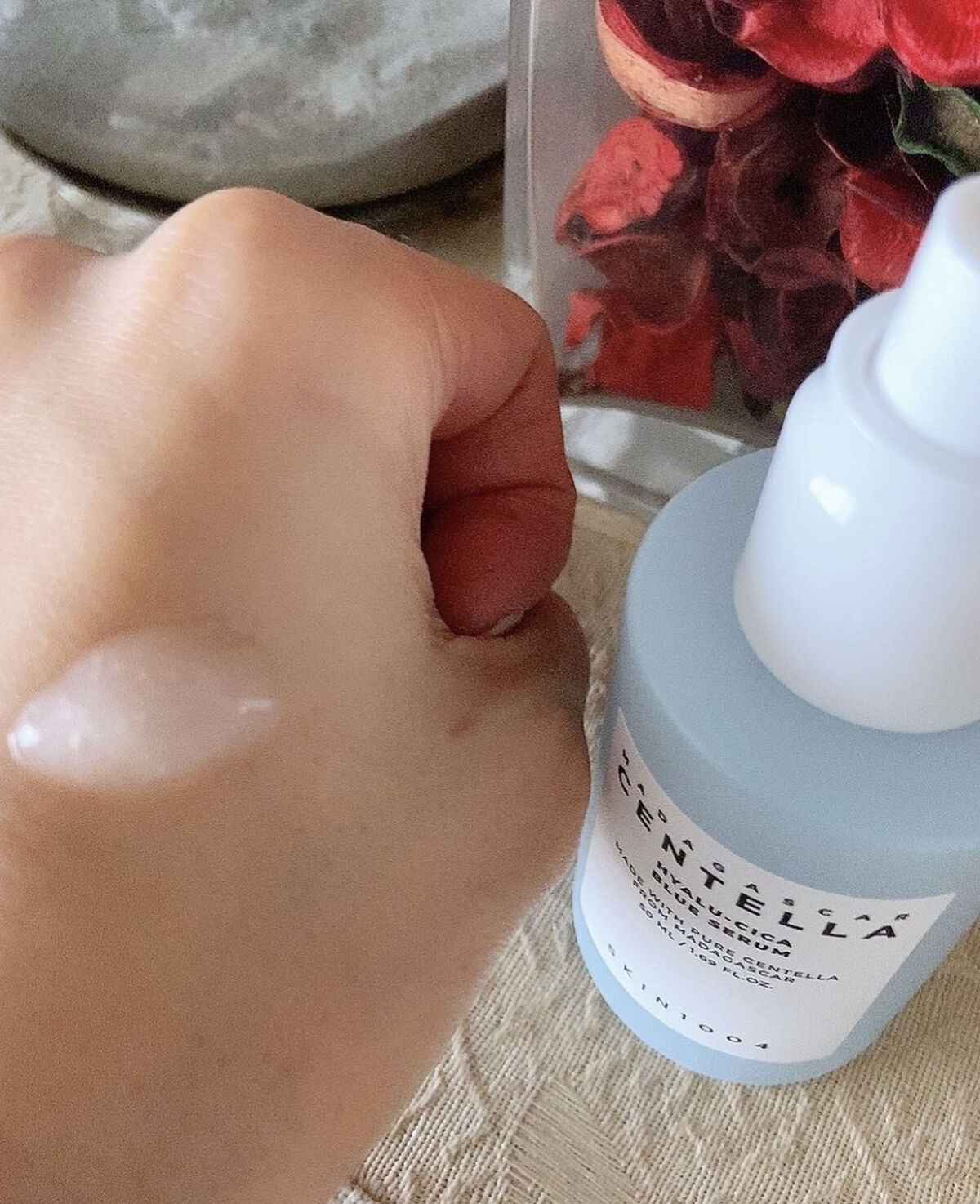 ヒアルーシカ ブルー セラム/SKIN1004/美容液を使ったクチコミ（3枚目）