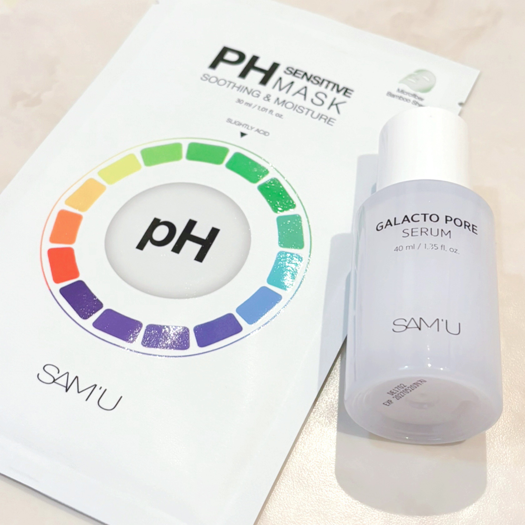 PHセンシティブマスクスージング＆モイスト/SAM'U/シートマスク・パックを使ったクチコミ（1枚目）