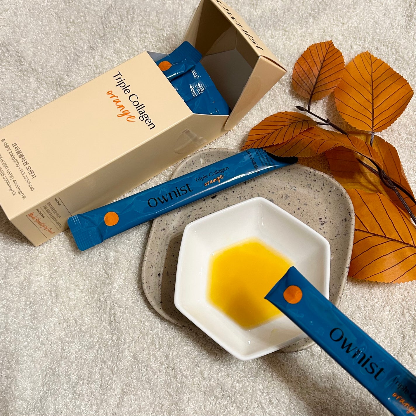 トリプルコラーゲン オレンジ/Ownist/美容サプリメントを使ったクチコミ(2枚目)