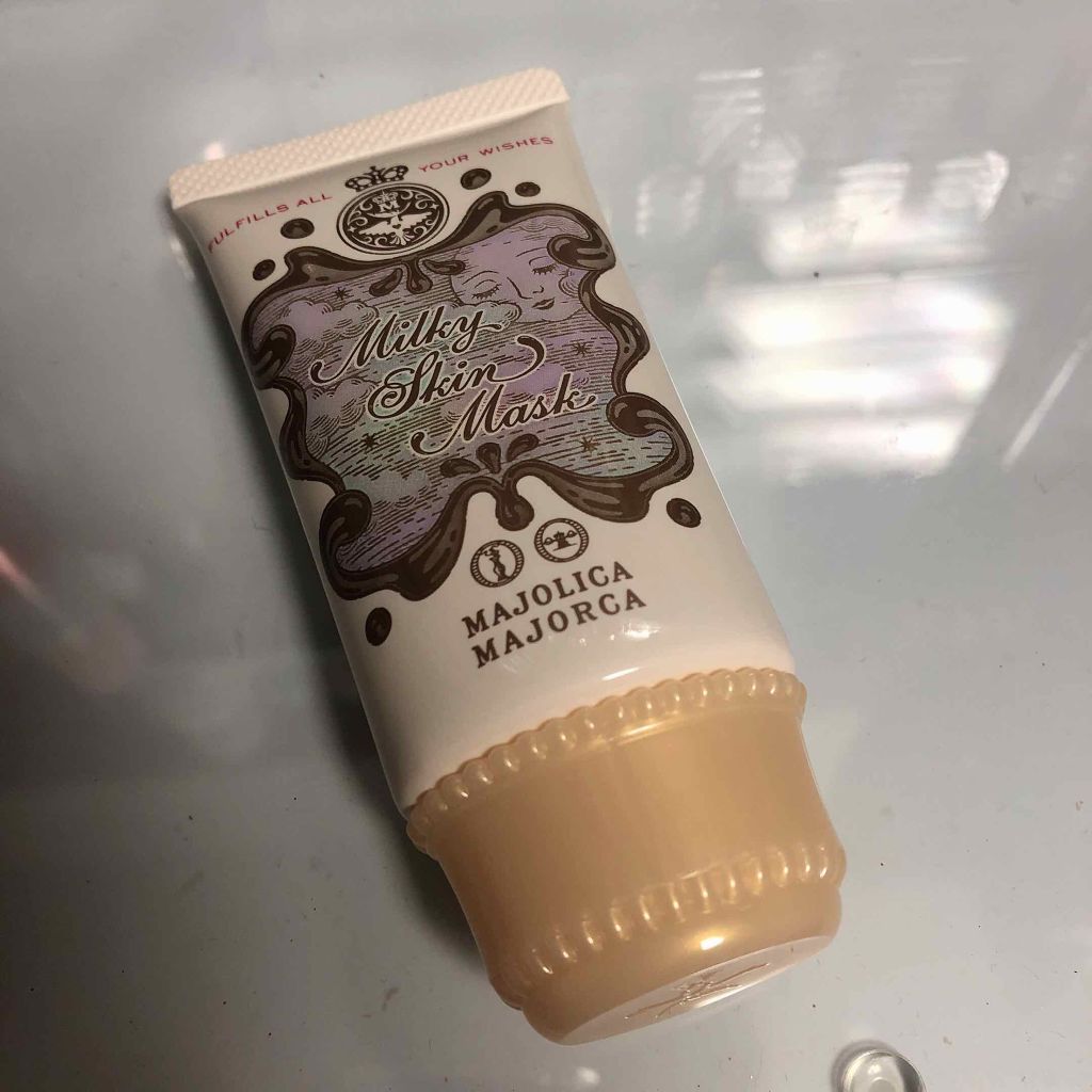 ミルキースキンマスク/MAJOLICA MAJORCA/化粧下地を使ったクチコミ(2枚目)