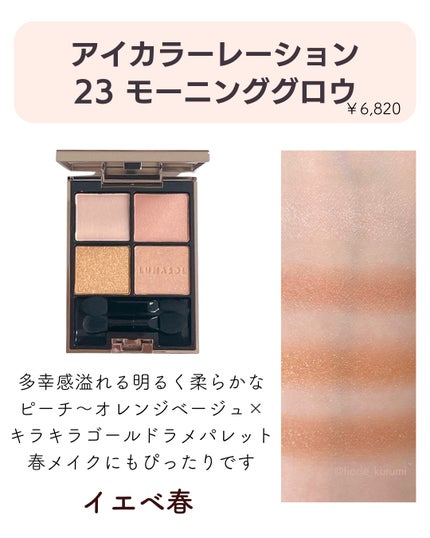 スキンモデリングアイズ/LUNASOL/アイシャドウパレットを使ったクチコミ(9枚目)