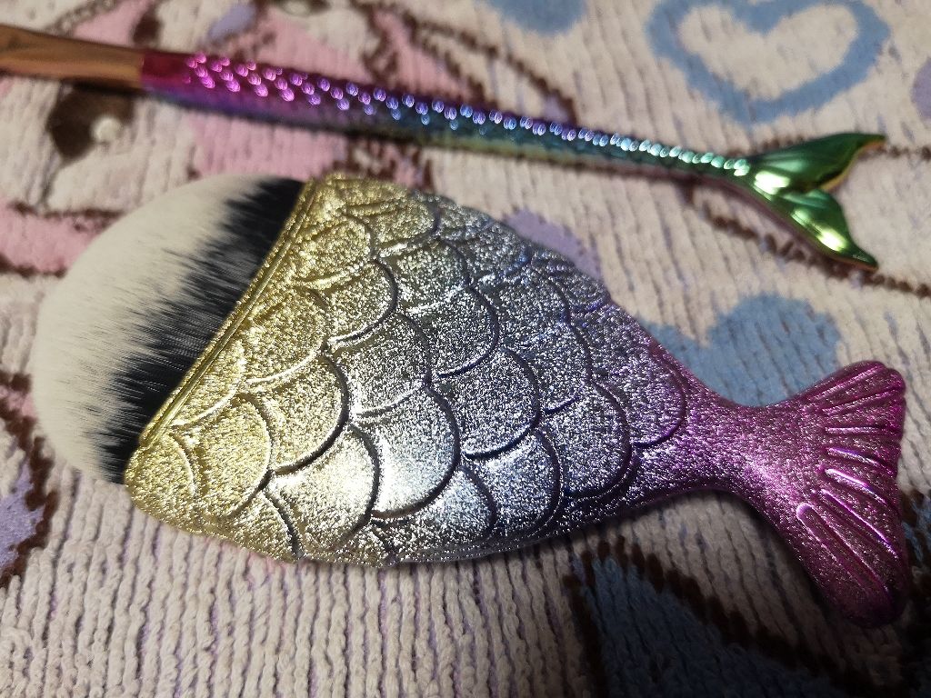 フェイスブラシ マーメイド/その他化粧小物を使ったクチコミ（2枚目）