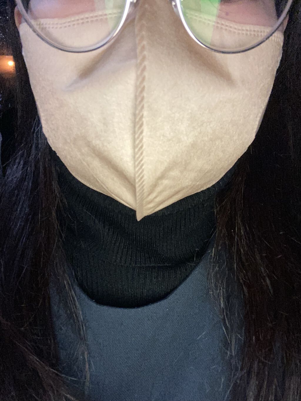 立体型スパンレース不織布カラーマスク/ISDG 医食同源ドットコム/マスクを使ったクチコミ（3枚目）