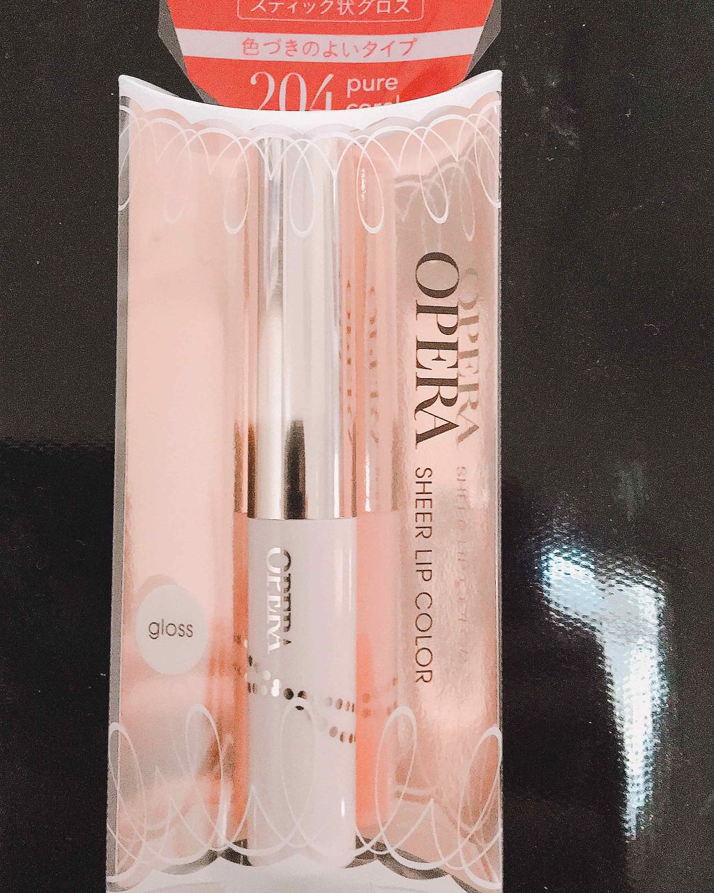 オペラ シアーリップカラー RN/OPERA/リップグロスを使ったクチコミ（1枚目）