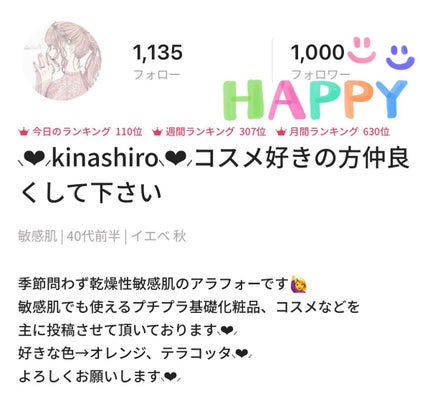 ð§žâžâkinashiroð§žâžâDECORTEã«ã©ãããäžð§ž on LIPS ãããã«ã¡ã¯âºïžããªããã§ãâžâ€ïžâžâãã©ãã¯ãŒæ§ðŒ*1000..ãïŒ1æç®ïŒ