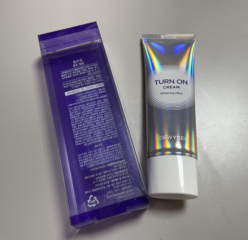 デュイセル ターンオンクリーム/DEWYCEL/フェイスクリームを使ったクチコミ（1枚目）