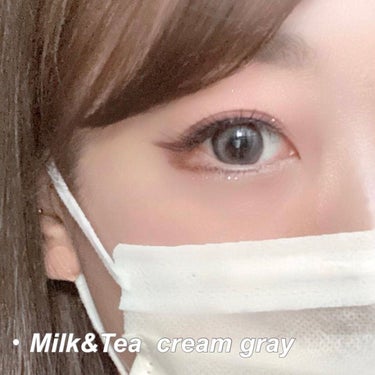 Milk&Tea/chuu LENS/カラーコンタクトレンズを使ったクチコミ（7枚目）