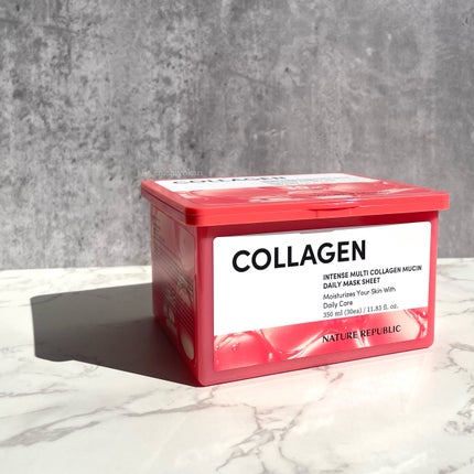 インテンスマルチコラーゲンムチンデイリーマスク/ネイチャーリパブリック/シートマスク・パックを使ったクチコミ(7枚目)