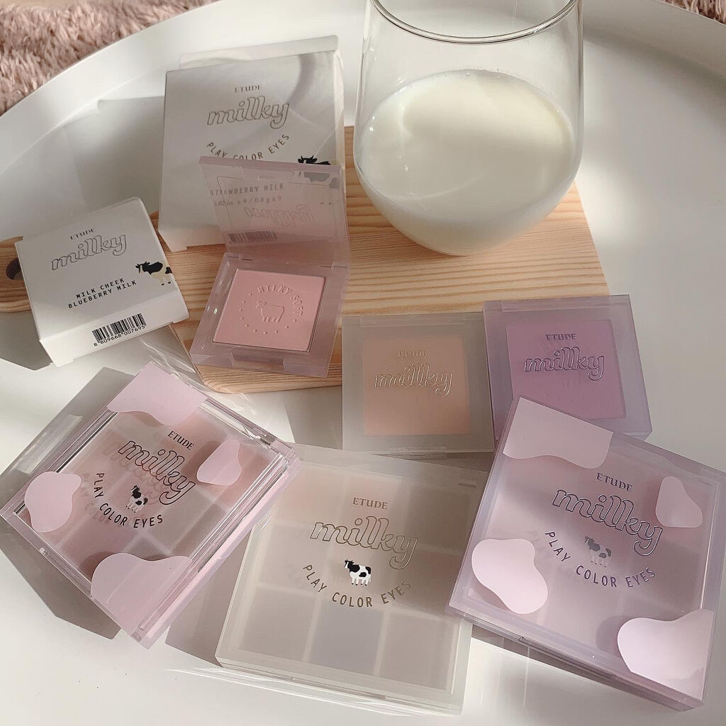 プレイカラーアイズ ≪ミルキーコレクション≫/ETUDE/アイシャドウパレットを使ったクチコミ（1枚目）