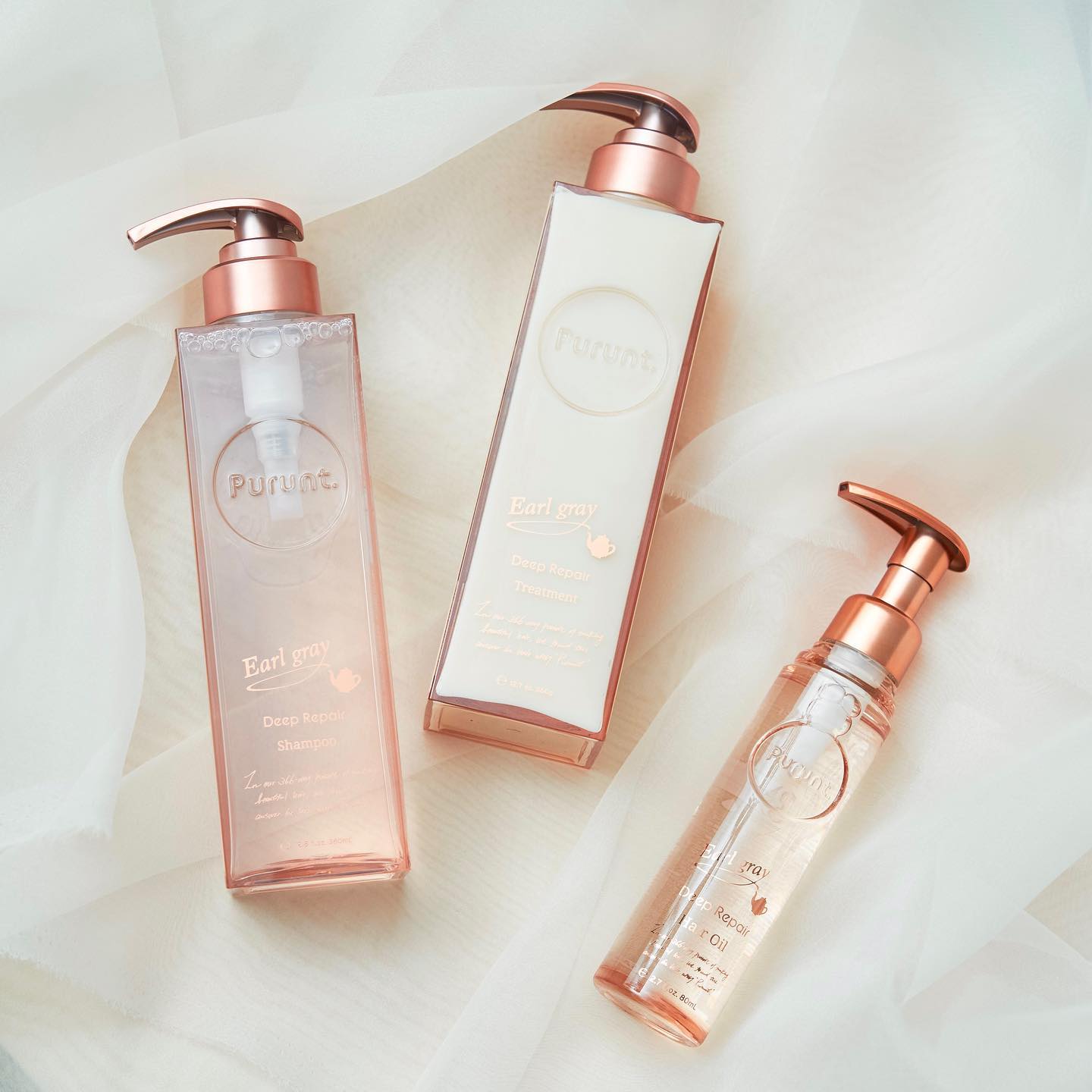 プルント ディープリペアペアセット アールグレイ N/Purunt./市販シャンプーを使ったクチコミ（1枚目）