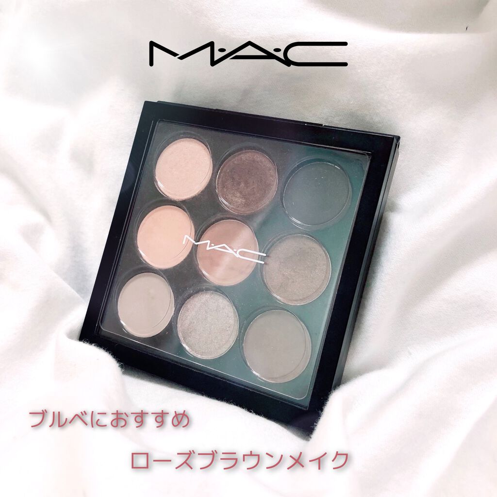 スモール アイシャドウ×9 ローズ タイムズ ナイン/M・A・C/アイシャドウパレットを使ったクチコミ（1枚目）