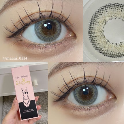 ワンデーリフレア リリバニー/Refrear/ワンデー(1DAY)カラコンを使ったクチコミ(5枚目)