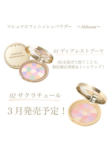 マシュマロフィニッシュパウダー ~Abloom~/キャンメイク/プレストパウダーを使ったクチコミ(2枚目)