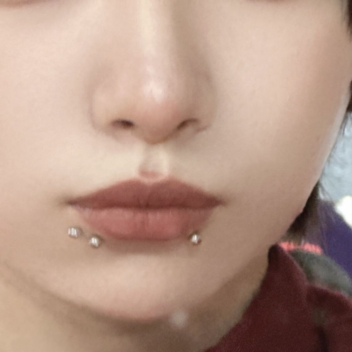 スーパーマットリップ＆チークマッド/INTO U/口紅を使ったクチコミ（1枚目）