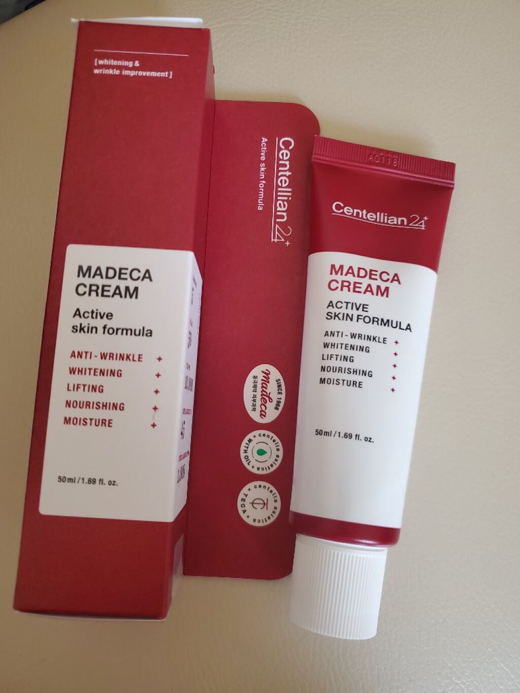 マデカクリーム アクティブ スキン フォーミュラ/センテリアン24/フェイスクリームを使ったクチコミ(1枚目)
