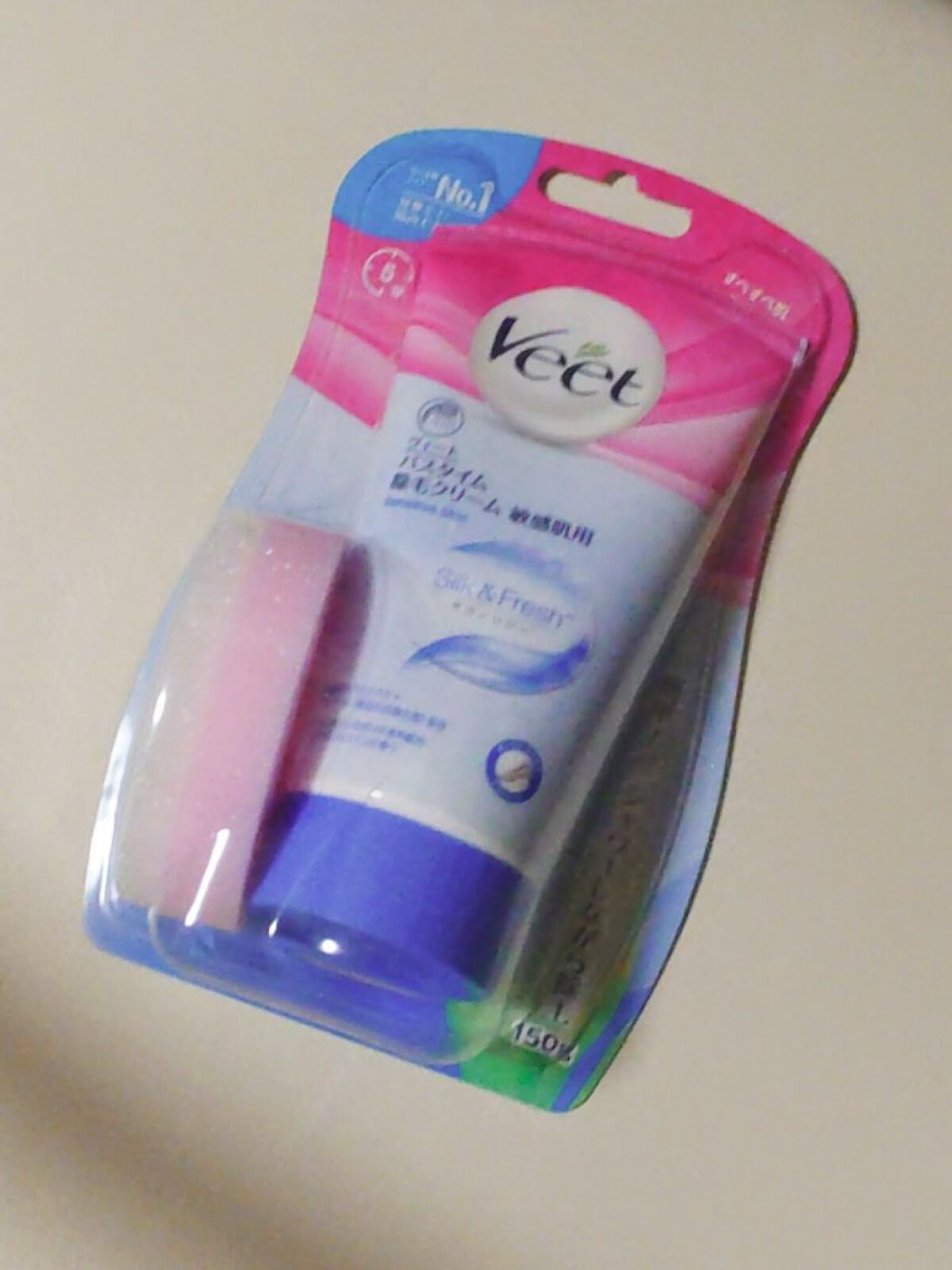 ヴィート ピュアバスタイム除毛クリーム 敏感肌用/Veet/除毛クリームを使ったクチコミ（2枚目）