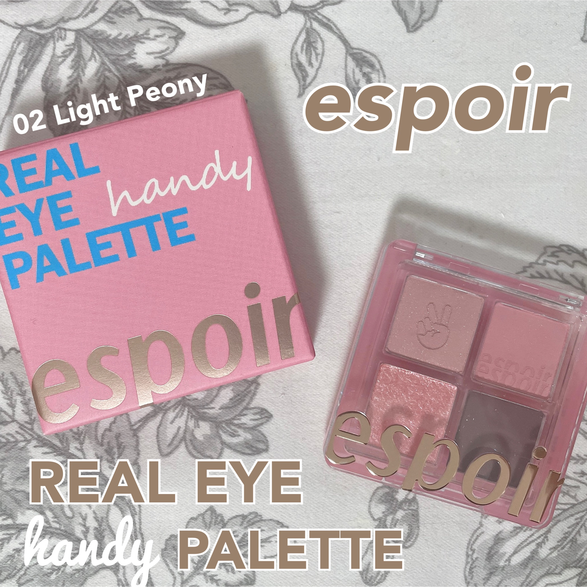 NEWリアルアイハンディパレット/espoir/アイシャドウパレットを使ったクチコミ（1枚目）