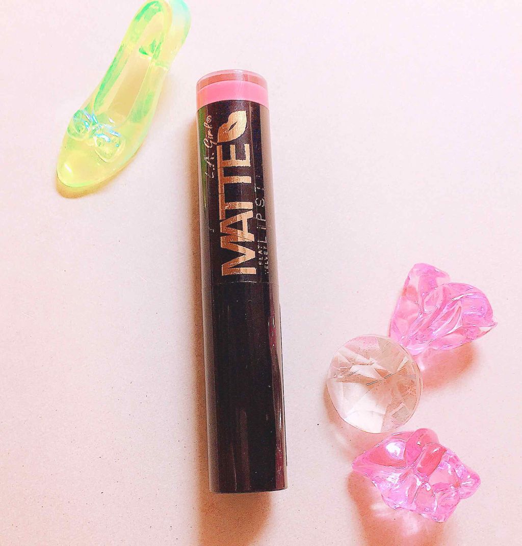 マット フラット ベルベット リップスティック/L.A.Girl/口紅を使ったクチコミ(1枚目)