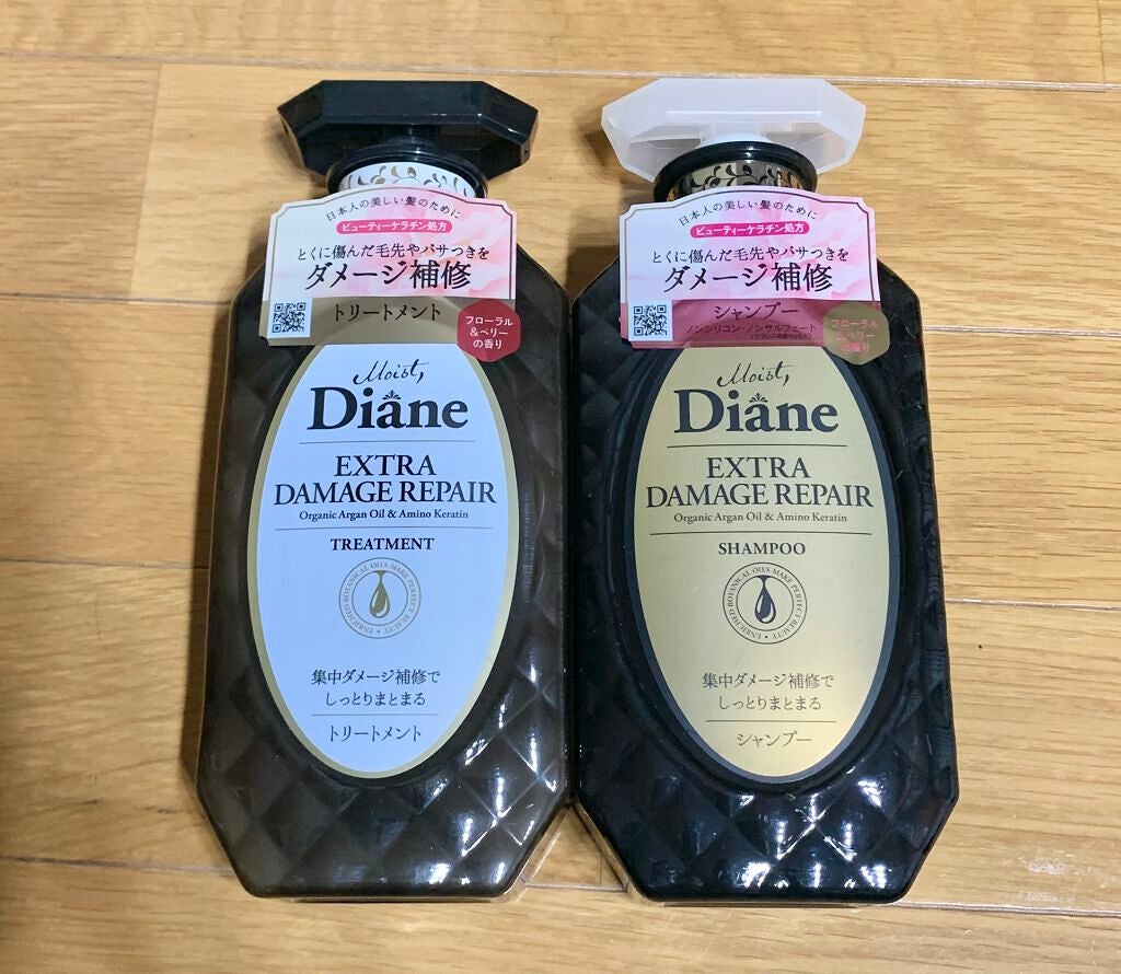 パーフェクトビューティ モイストダイアン エクストラダメージリペア シャンプー/トリートメント/ダイアン/市販シャンプーを使ったクチコミ(1枚目)
